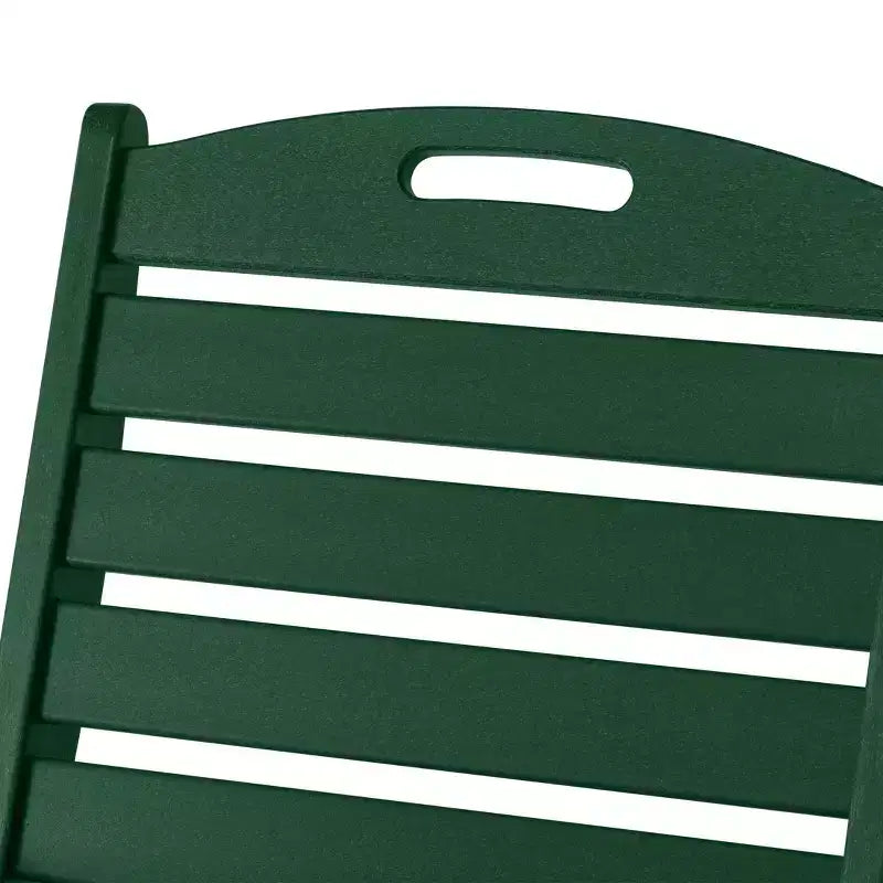 Chaise de salle à manger pliante à dossier haut réglable WestinTrends Malibu en PEHD