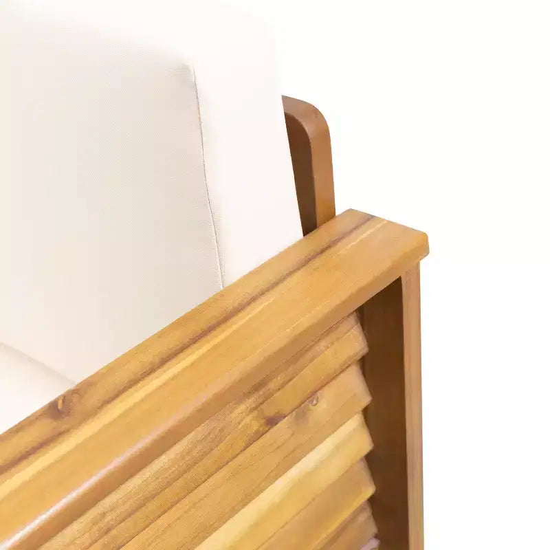 Christopher Knight Home Rabun Chaises de club d'extérieur en bois d'acacia avec coussins (Lot de 2)