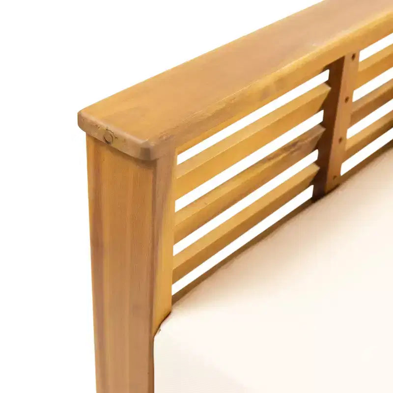 Christopher Knight Home Rabun Chaises de club d'extérieur en bois d'acacia avec coussins (Lot de 2)