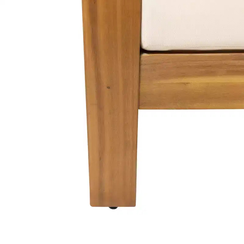 Christopher Knight Home Rabun Chaises de club d'extérieur en bois d'acacia avec coussins (Lot de 2)