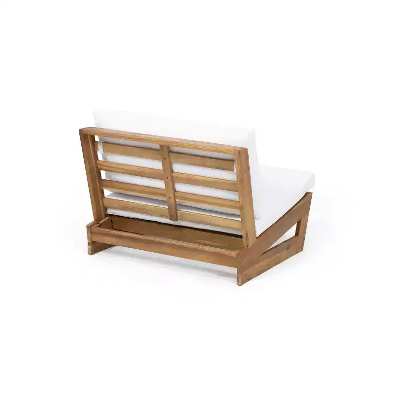 Christopher Knight Home Sherwood Chaises de club d'extérieur en bois d'acacia avec coussins (Lot de 2)