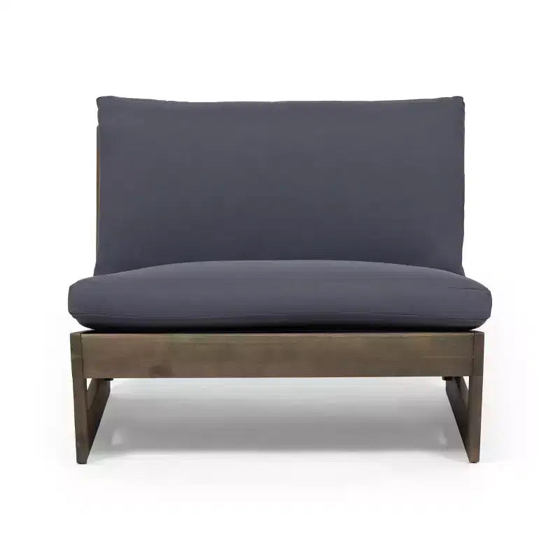 Christopher Knight Home Sherwood Chaises de club d'extérieur en bois d'acacia avec coussins (Lot de 2)