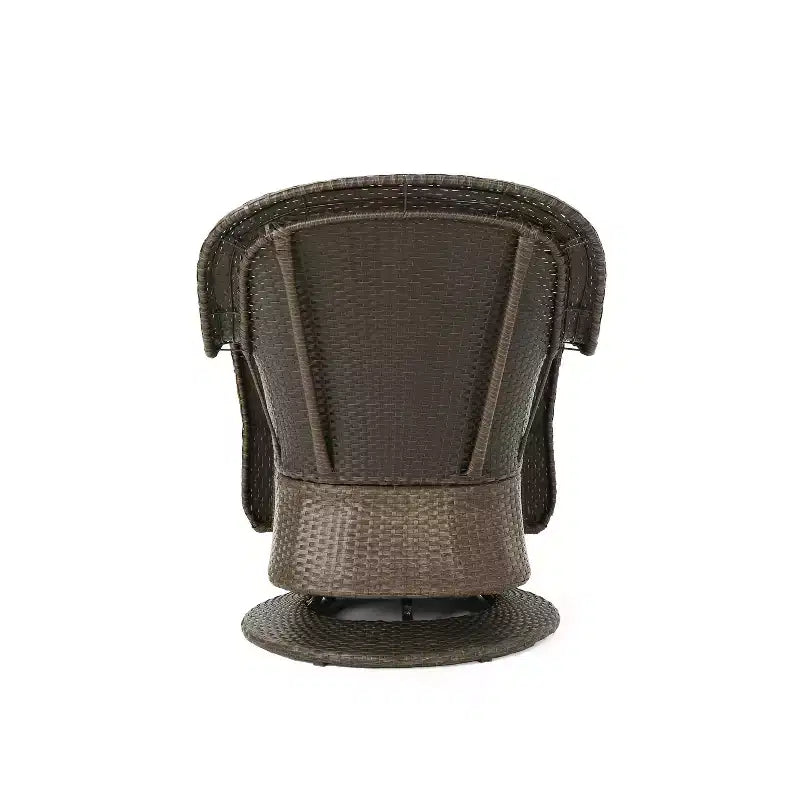 Christopher Knight Home Liam Fauteuils Club d'extérieur en Osier avec Coussins (Lot de 4)