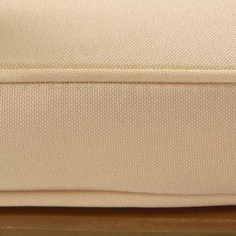 Fauteuils à bascule GDFStudio Irvin d'extérieur en bois d'acacia avec coussin, teck/crème