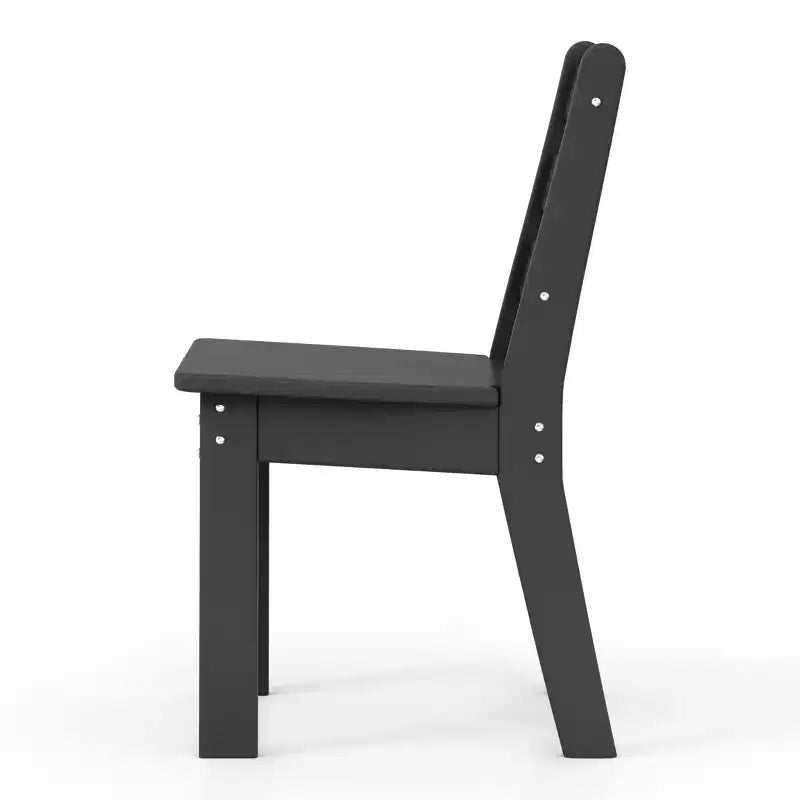 WestinTrends Chaise de salle à manger en plastique HDPE pour enfants Treehouse (ensemble de deux)
