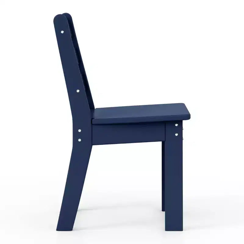 WestinTrends Chaise de salle à manger en plastique HDPE pour enfants Treehouse (ensemble de deux)
