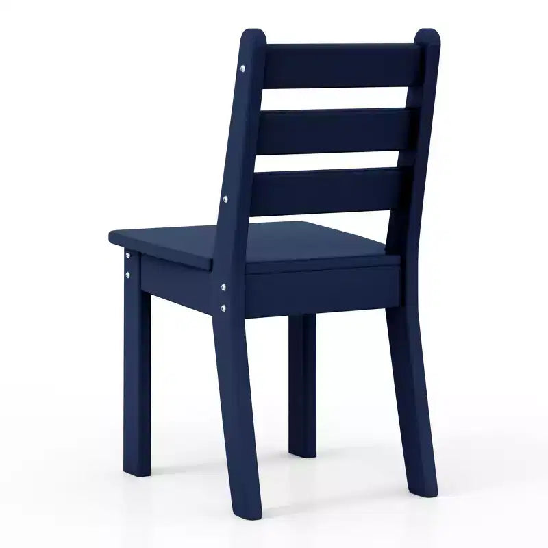 WestinTrends Chaise de salle à manger en plastique HDPE pour enfants Treehouse (ensemble de deux)