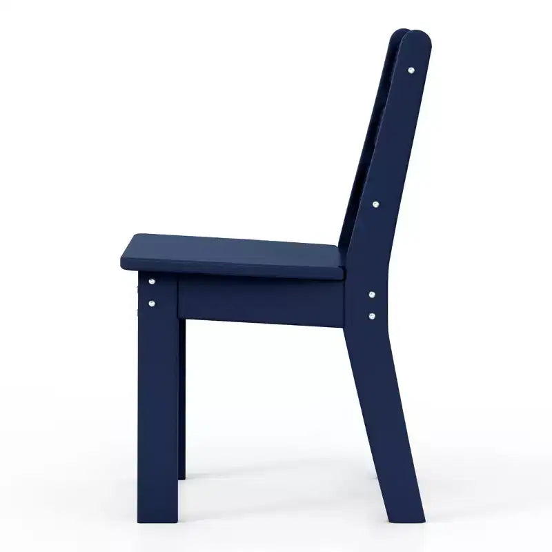WestinTrends Chaise de salle à manger en plastique HDPE pour enfants Treehouse (ensemble de deux)
