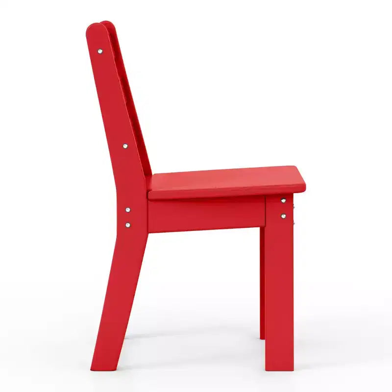 WestinTrends Chaise de salle à manger en plastique HDPE pour enfants Treehouse (ensemble de deux)