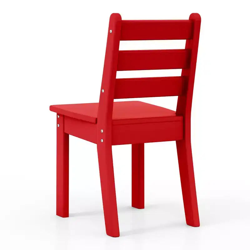 WestinTrends Chaise de salle à manger en plastique HDPE pour enfants Treehouse (ensemble de deux)