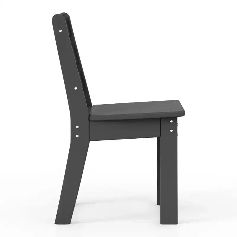 WestinTrends Chaise de salle à manger en plastique HDPE pour enfants Treehouse (ensemble de deux)