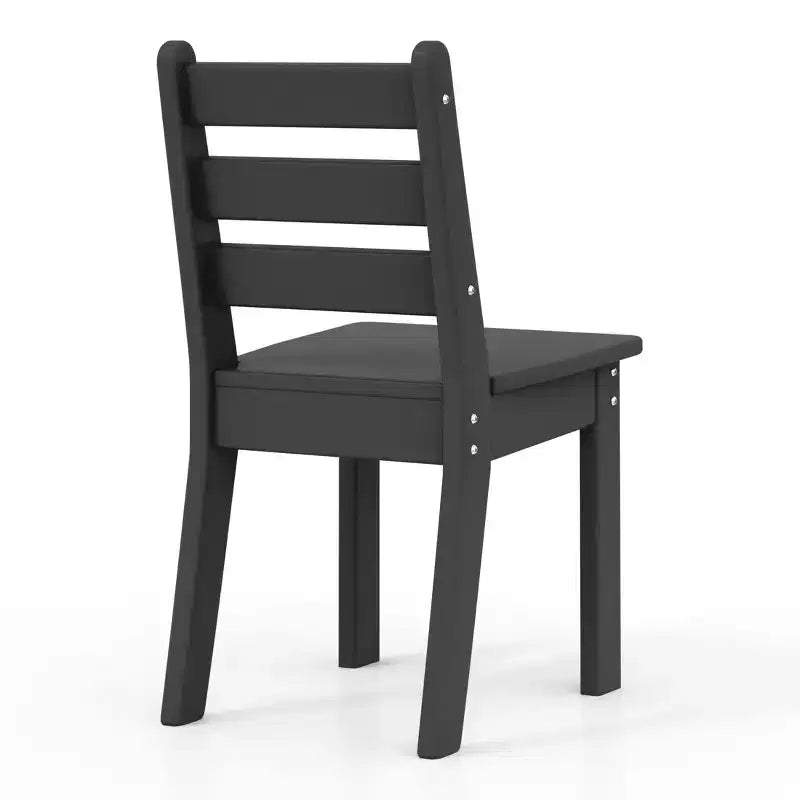 WestinTrends Chaise de salle à manger en plastique HDPE pour enfants Treehouse (ensemble de deux)