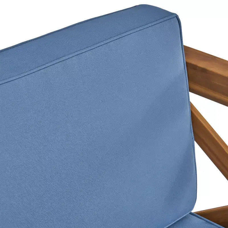 Christopher Knight Home Brava Fauteuils de jardin en bois d'acacia avec coussins résistants à l'eau (Lot de 2)