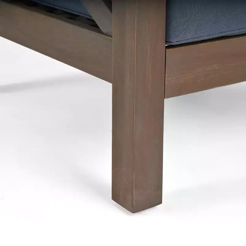 Christopher Knight Home Brava Fauteuils de jardin en bois d'acacia avec coussins résistants à l'eau (Lot de 2)