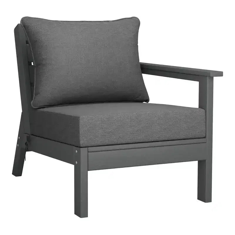 WestinTrends Avalon Ensemble de salon de jardin modulable 6 pièces, gris/gris