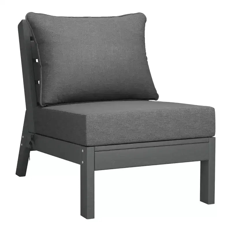 WestinTrends Avalon Ensemble de salon de jardin modulable 6 pièces, gris/gris