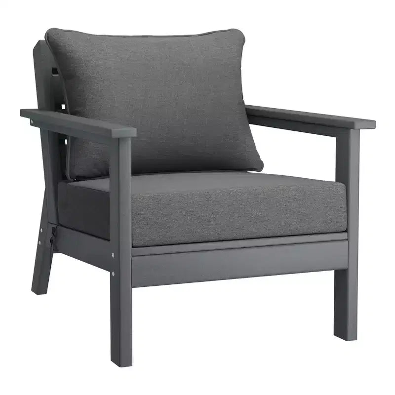 WestinTrends Avalon Ensemble de salon de jardin modulable 6 pièces, gris/gris