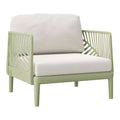 WestinTrends Playa Modern Outdoor Polypropylene Resin Deep Seating Patio Club Chair, Green