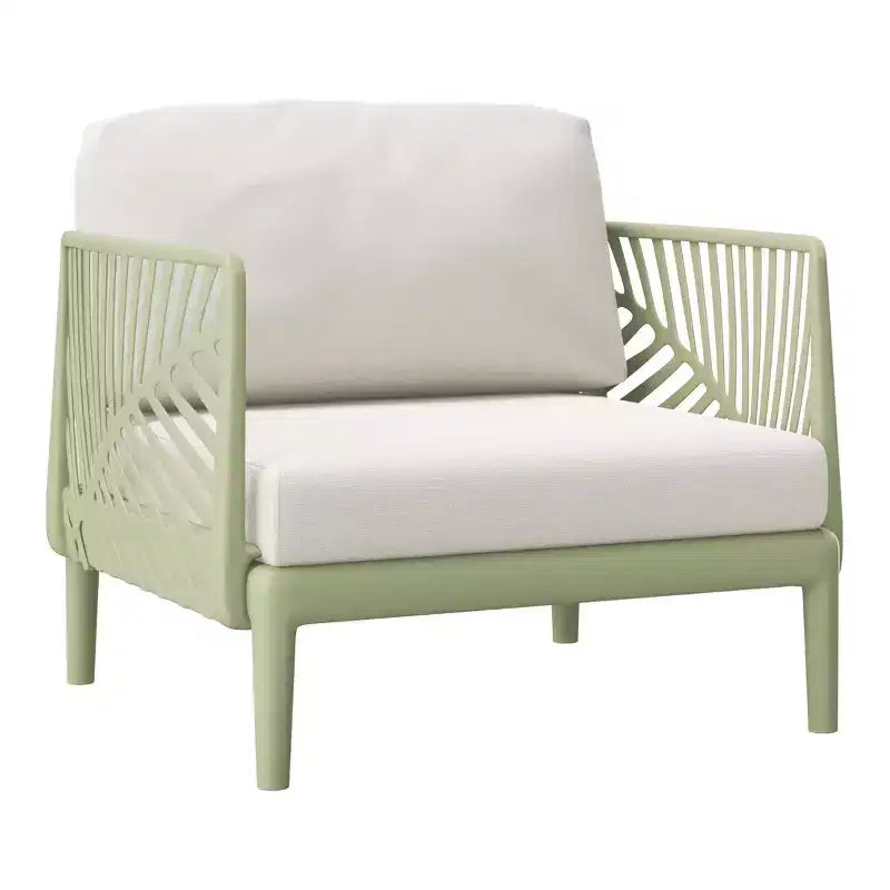 WestinTrends Playa Modern Outdoor Polypropylene Resin Deep Seating Patio Club Chair, Green