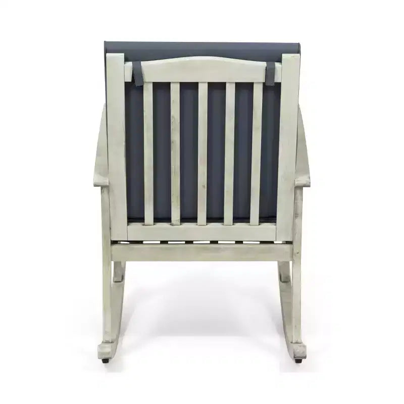 Christopher Knight Home Casa Fauteuil à Bascule d'Extérieur en Bois d'Acacia avec Coussin