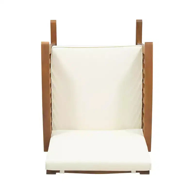 Christopher Knight Home Casa Fauteuil à Bascule d'Extérieur en Bois d'Acacia avec Coussin