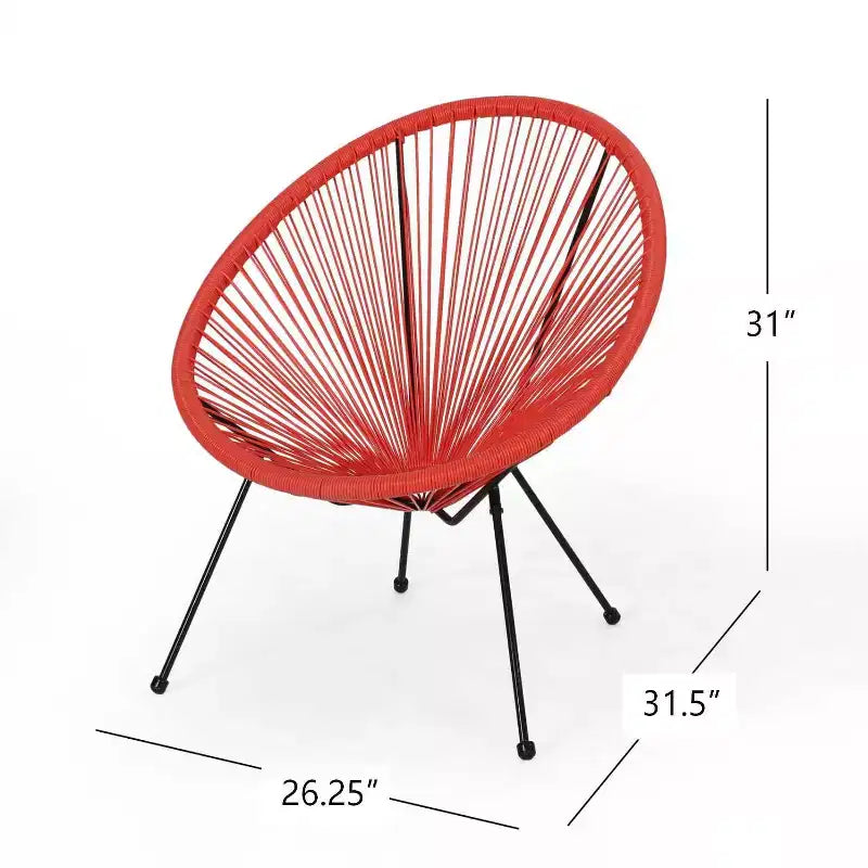 Christopher Knight Home Anson Chaises tressées d'extérieur (lot de 4)