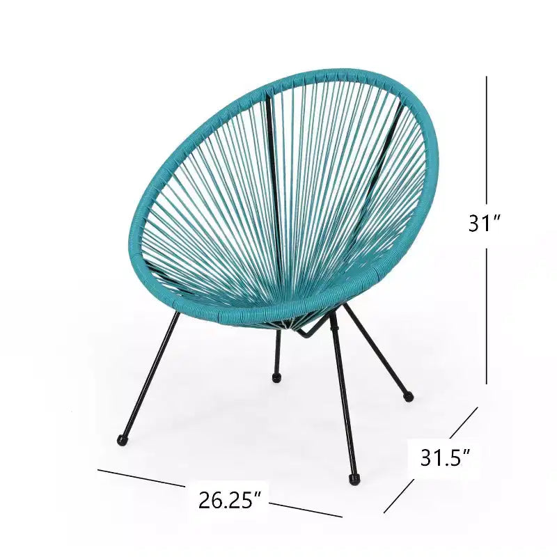Christopher Knight Home Anson Chaises tressées d'extérieur (lot de 4)