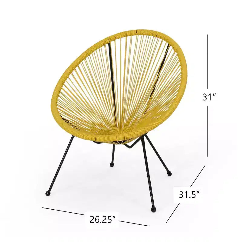 Christopher Knight Home Anson Chaises tressées d'extérieur (lot de 4)