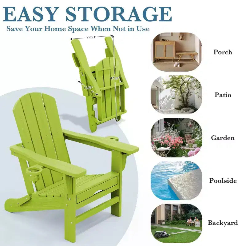 Fauteuil de patio Hyleory 3 positions avec ottoman rétractable et porte-gobelet/téléphone