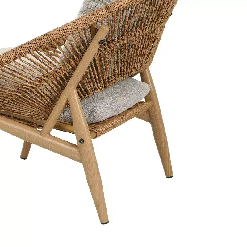 Christopher Knight Home Cecil Chaise longue d'extérieur style papasan bohème en osier avec coussins