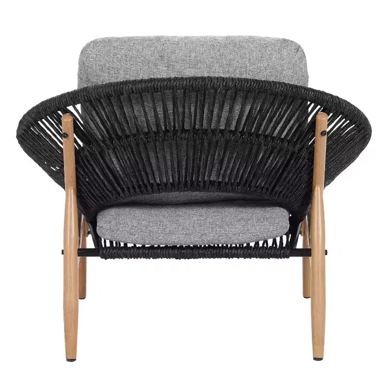 Christopher Knight Home Cecil Chaise longue d'extérieur style papasan bohème en osier avec coussins