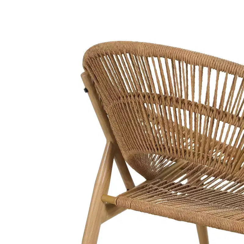 Christopher Knight Home Cecil Chaise longue d'extérieur style papasan bohème en osier avec coussins