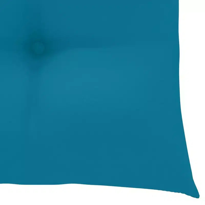 vidaXL Chaises de jardin rembourrées bleu clair, lot de 4, meubles d'extérieur en teck massif, résistantes aux intempéries, durables, polyvalentes, pliables pour la portabilité