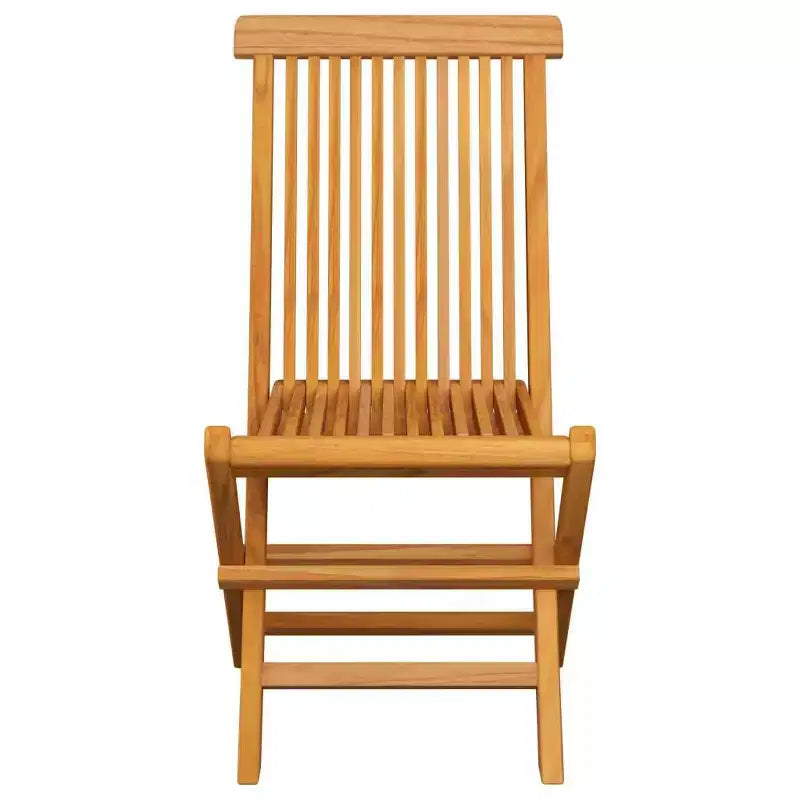 vidaXL Chaises de Patio Pliantes en Bois, Bois de Teck Massif, Ensemble Complet de 4, avec Coussins d'Assise Taupe, Légères, Portables, Faciles à Nettoyer, Confortables
