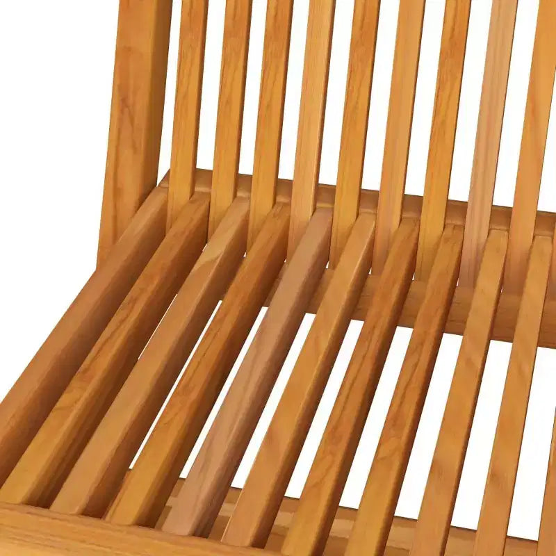 vidaXL Chaises de Patio Pliantes en Bois, Bois de Teck Massif, Ensemble Complet de 4, avec Coussins d'Assise Taupe, Légères, Portables, Faciles à Nettoyer, Confortables