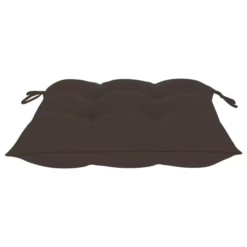 vidaXL Chaises de Patio Pliantes en Bois, Bois de Teck Massif, Ensemble Complet de 4, avec Coussins d'Assise Taupe, Légères, Portables, Faciles à Nettoyer, Confortables