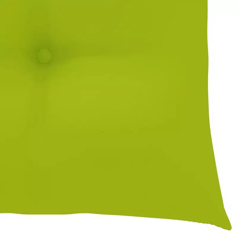 vidaXL Chaises de patio en bois de teck massif avec coussins vert vif - Solution d'assise extérieure résistante aux intempéries avec design pliable pour un rangement facile