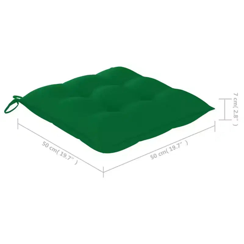 vidaXL Chaise de jardin lot de 2 bois de teck massif teck standard empilable