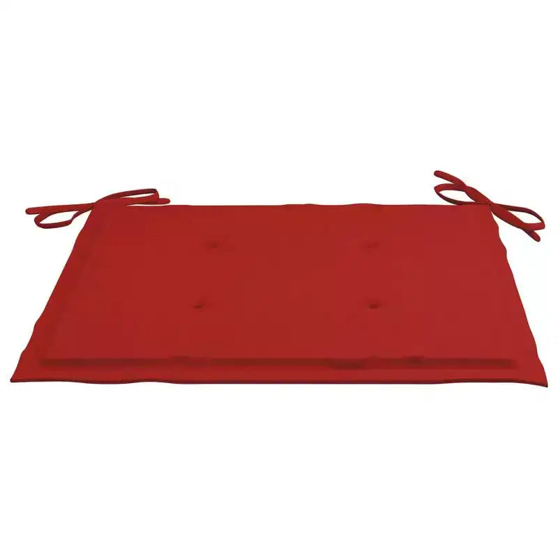 vidaXL Chaises de jardin empilables en teck massif avec coussins - Lot de 6, Montage facile, Assise extérieure confortable, Résistantes aux intempéries et durables