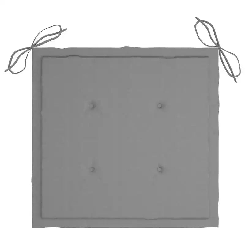 vidaXL Chaises de jardin empilables avec coussins confort - 8 pcs Meubles de jardin durables en bois de teck massif avec finition poncée fine