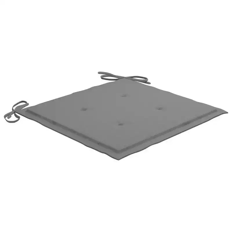 vidaXL Chaises de jardin empilables avec coussins confort - 8 pcs Meubles de jardin durables en bois de teck massif avec finition poncée fine