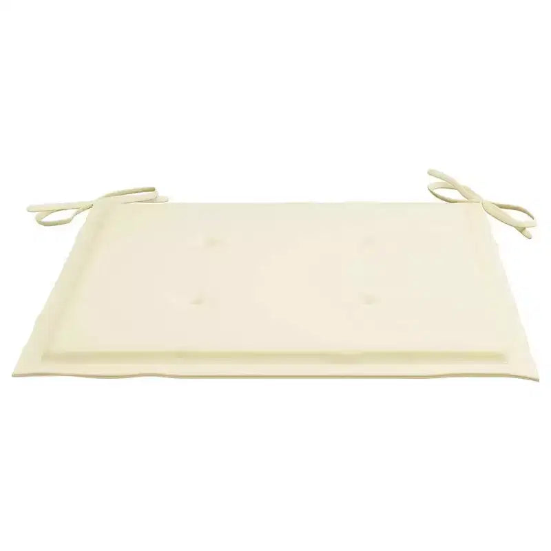 vidaXL Lot de 8 chaises empilables en teck massif naturel