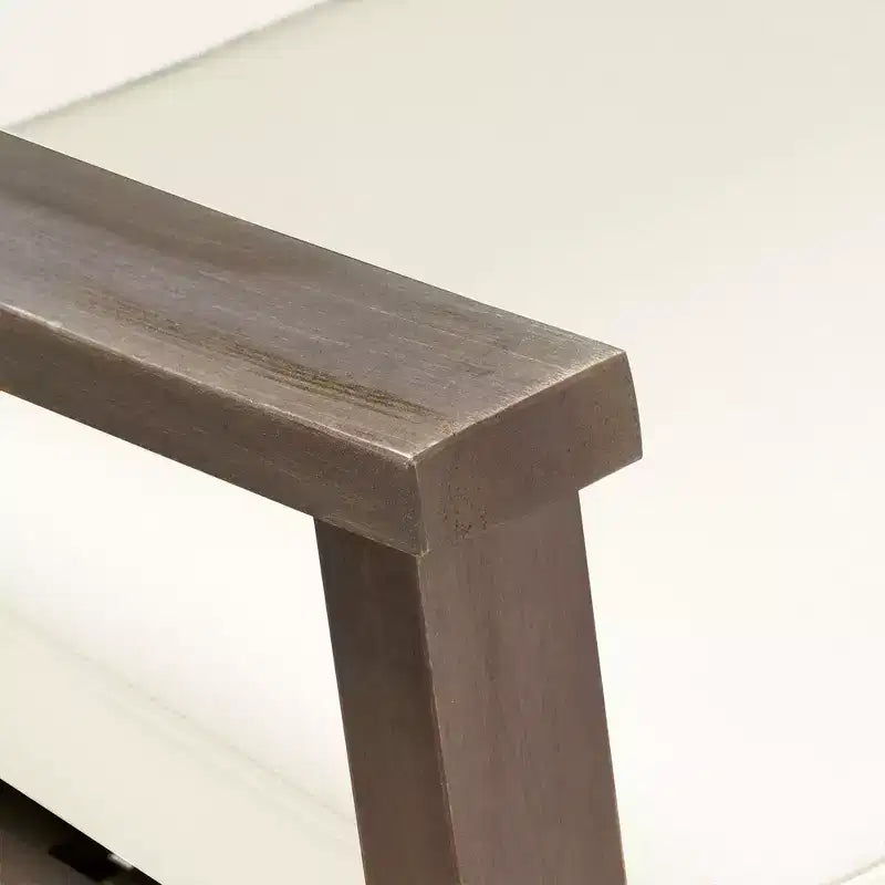 Fauteuil à bascule moderne d'extérieur en bois d'acacia avec coussins Christopher Knight Home Murad