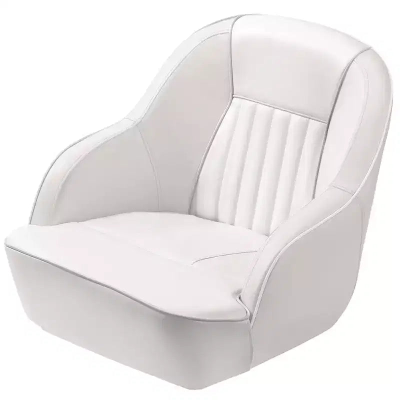 Pontoon Captain Bucket Seat With Thickened Sponge Padding, Fishing Chairs for Boats, Sightseeing, Speedboat, Canoe - 1-Piece