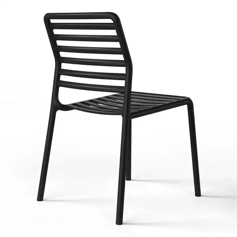 Chaises de salle à manger d'extérieur empilables en résine de polypropylène WestinTrends Playa (lot de 2)