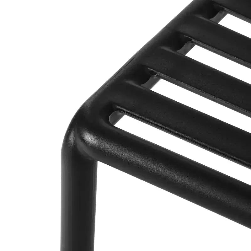 Chaises de salle à manger d'extérieur empilables en résine de polypropylène WestinTrends Playa (lot de 2)