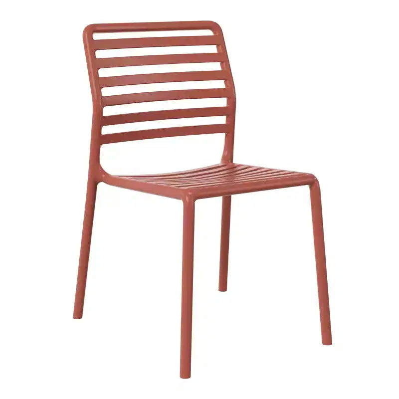 Chaises de salle à manger d'extérieur empilables en résine de polypropylène WestinTrends Playa (lot de 2)