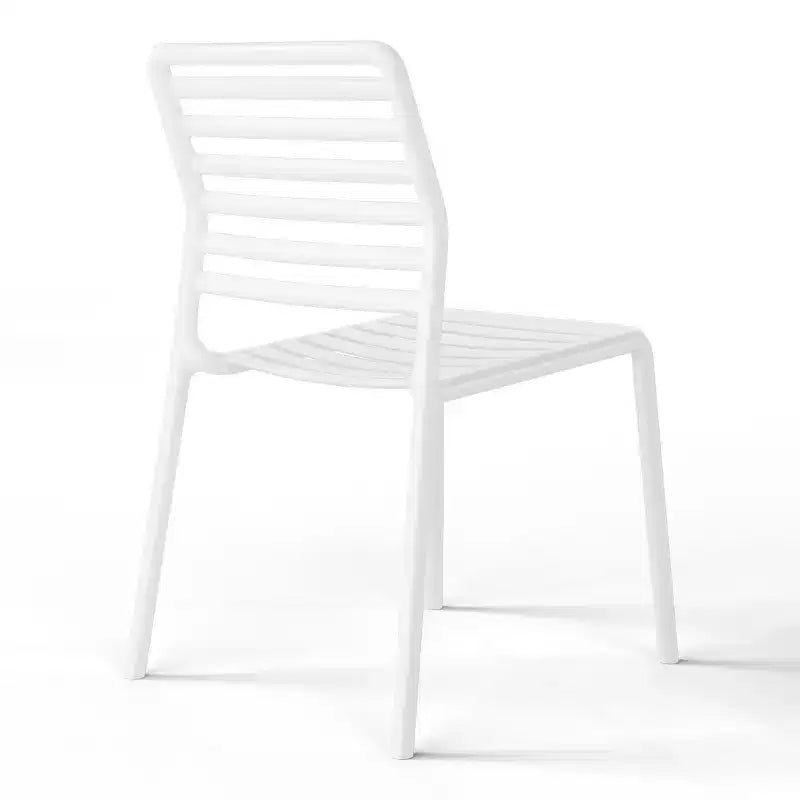 Chaises de salle à manger d'extérieur empilables en résine de polypropylène WestinTrends Playa (lot de 2)