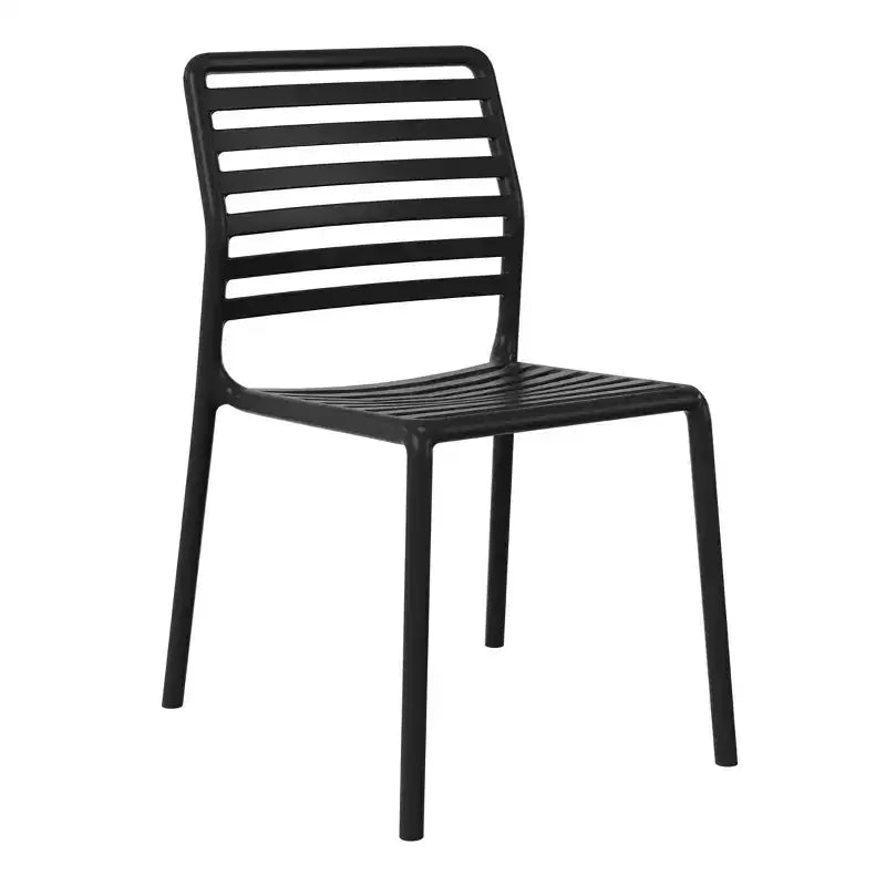 Chaises de salle à manger d'extérieur empilables en résine de polypropylène WestinTrends Playa (lot de 2)