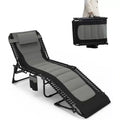 Summit Adventure 5-Position Adjustable Folding Lounge Chair with Pillow  Supports 264lbs, Outdoor/Patio/Beach